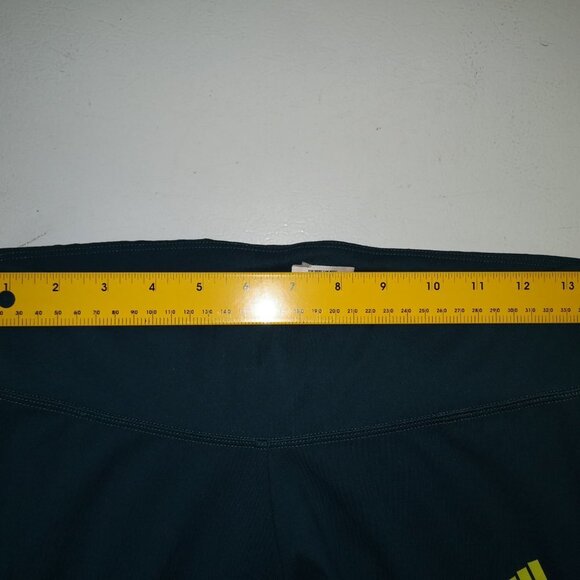 Adidas Aeroready Ladies Teal Color Capri Length Workout Leggings - Picture 6 of 7